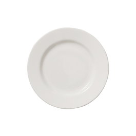 Avet - Plato de Pan Blanco Plain White (6 Unidades, Ø 16 cm), Apto para Microondas y Lavavajillas, Alta Resistencia para Hostelería y Colectividades